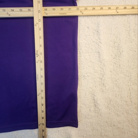 Nike Dri-Fit Purple/White Polo With Embroidered Logo Mens Size Medium - Picture 5 of 9